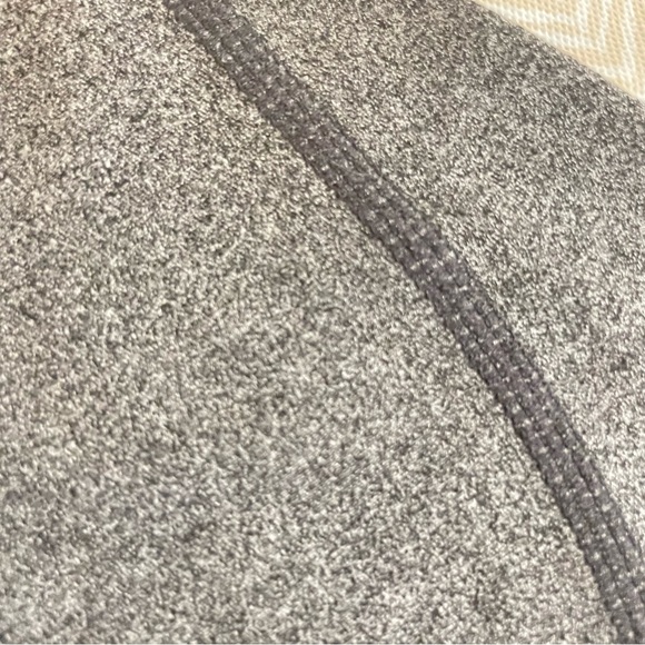 Athleta Leggings Small Salutation Grey Workout Three Layer Waistband Gently Worn - Picture 10 of 11